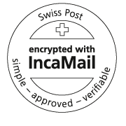 IncaMail Gütesiegel post.ch / Link zu IncaMail (wird in separatem Fenster geöffnet)